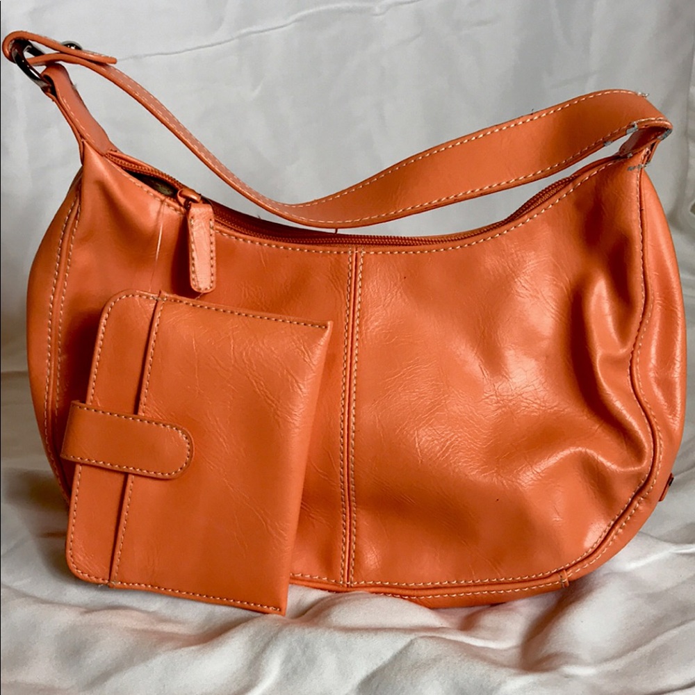 Vintage Orange Nine West Shoulder Bag/Wallet